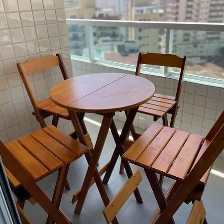 Apt Com Suite+Vaga+Wi-Fi Menos De 90 Mts Da Praia Praia Grande  Exterior photo